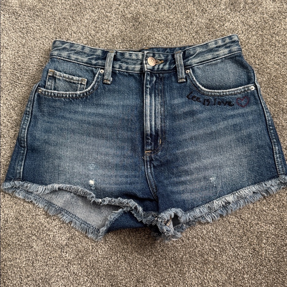 Lee Indigo Denim Shorts
